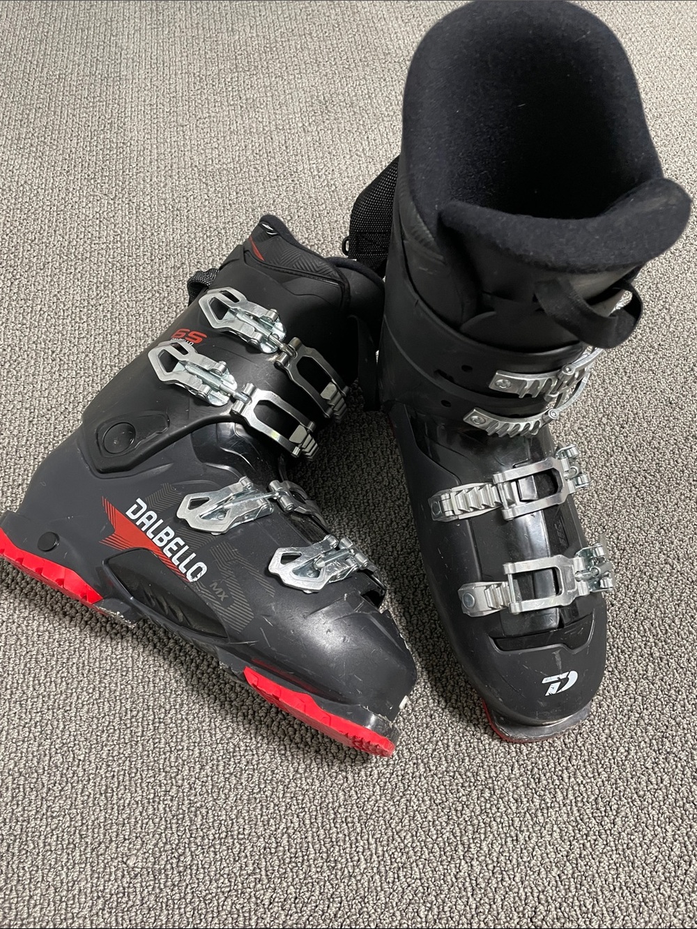Dalbello Men's Black and Red Snow Ski Boots